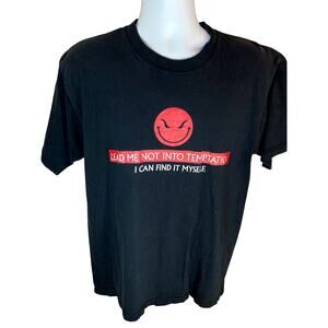 “Lead Me Not Into Temptation I Can Find It Myself.” T‑Shirt Men’s Large Russia